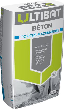 Beton multi usage 350 kg m WEBER BETON sac de 25Kg