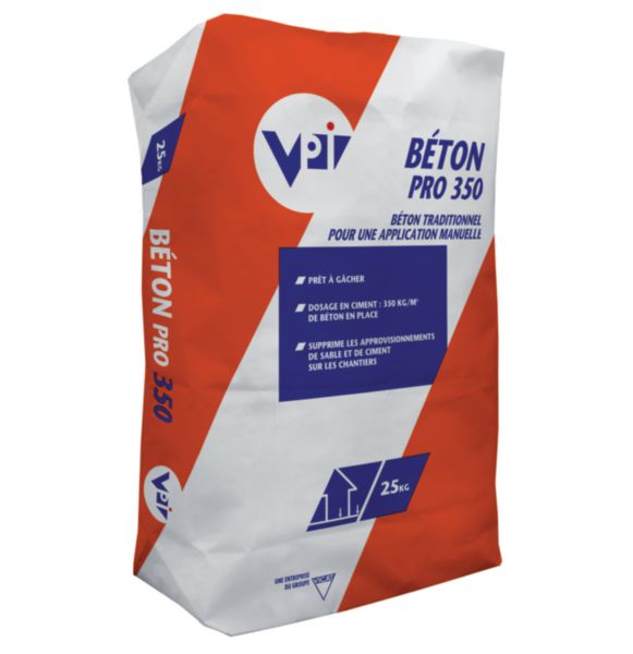 Beton multi usage PRO 350 sac 25 kg